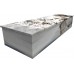 Snow Leopard - Personalised Picture Coffin with Customised Design.